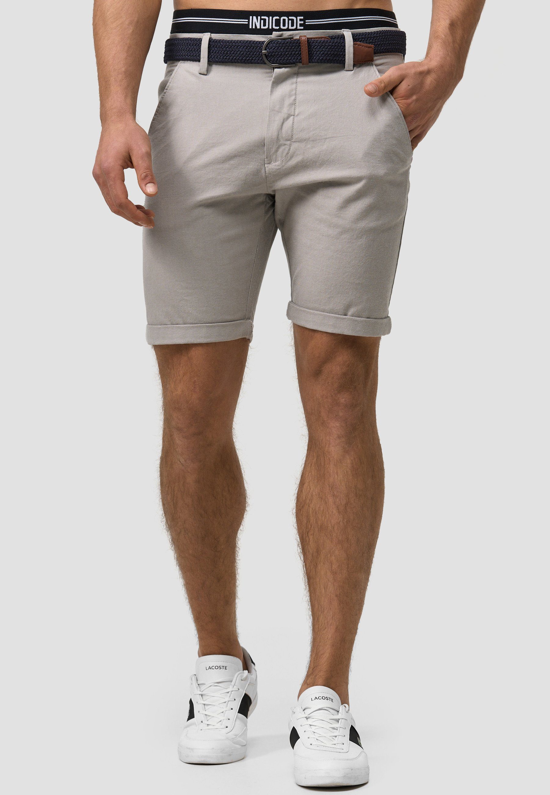 Indicode Chinoshorts Bryant mit 4 Taschen, günstig online kaufen