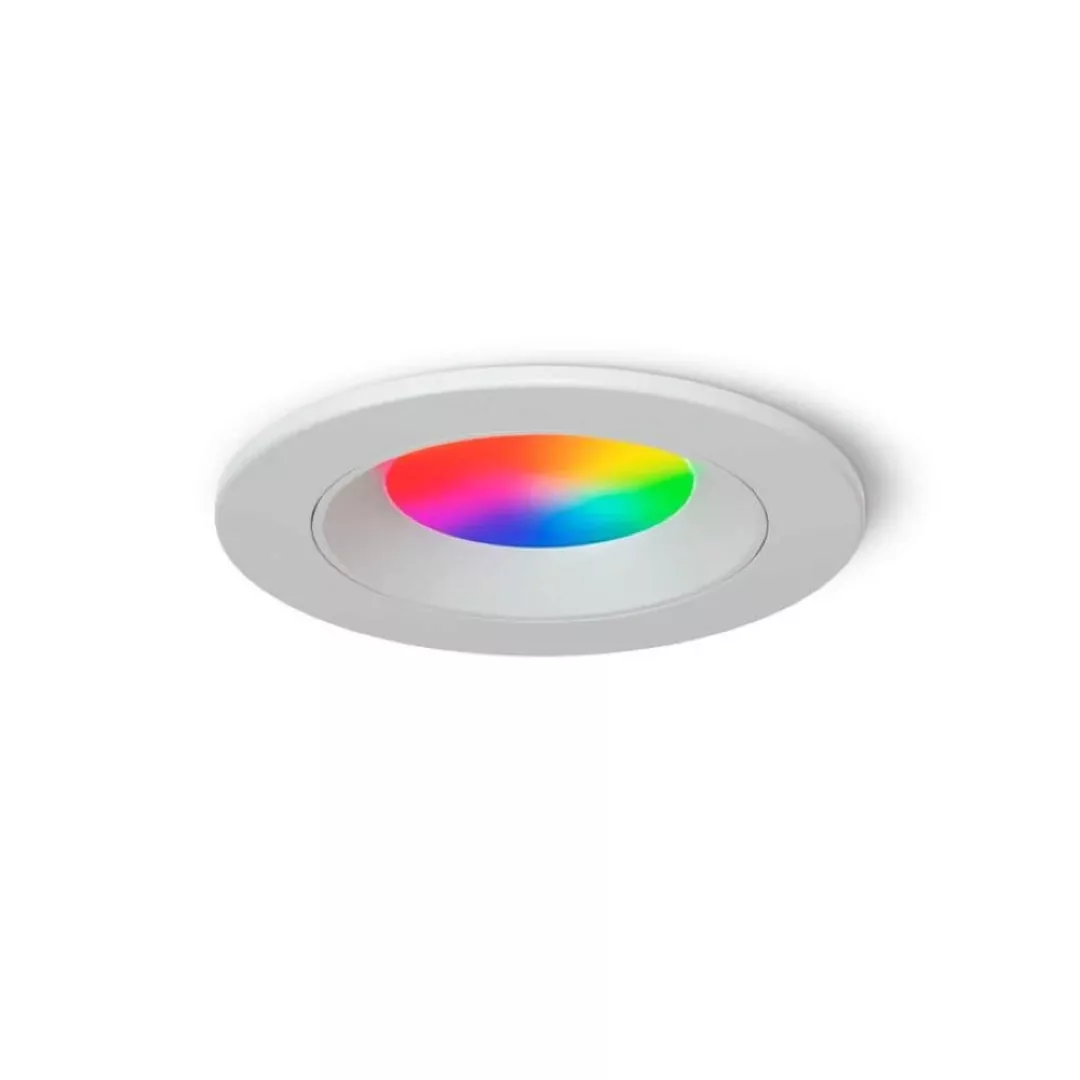 LED Nanoleaf Essentials Matter smarter Einbaustrahler RGBW in Weiß 6W 450lm günstig online kaufen