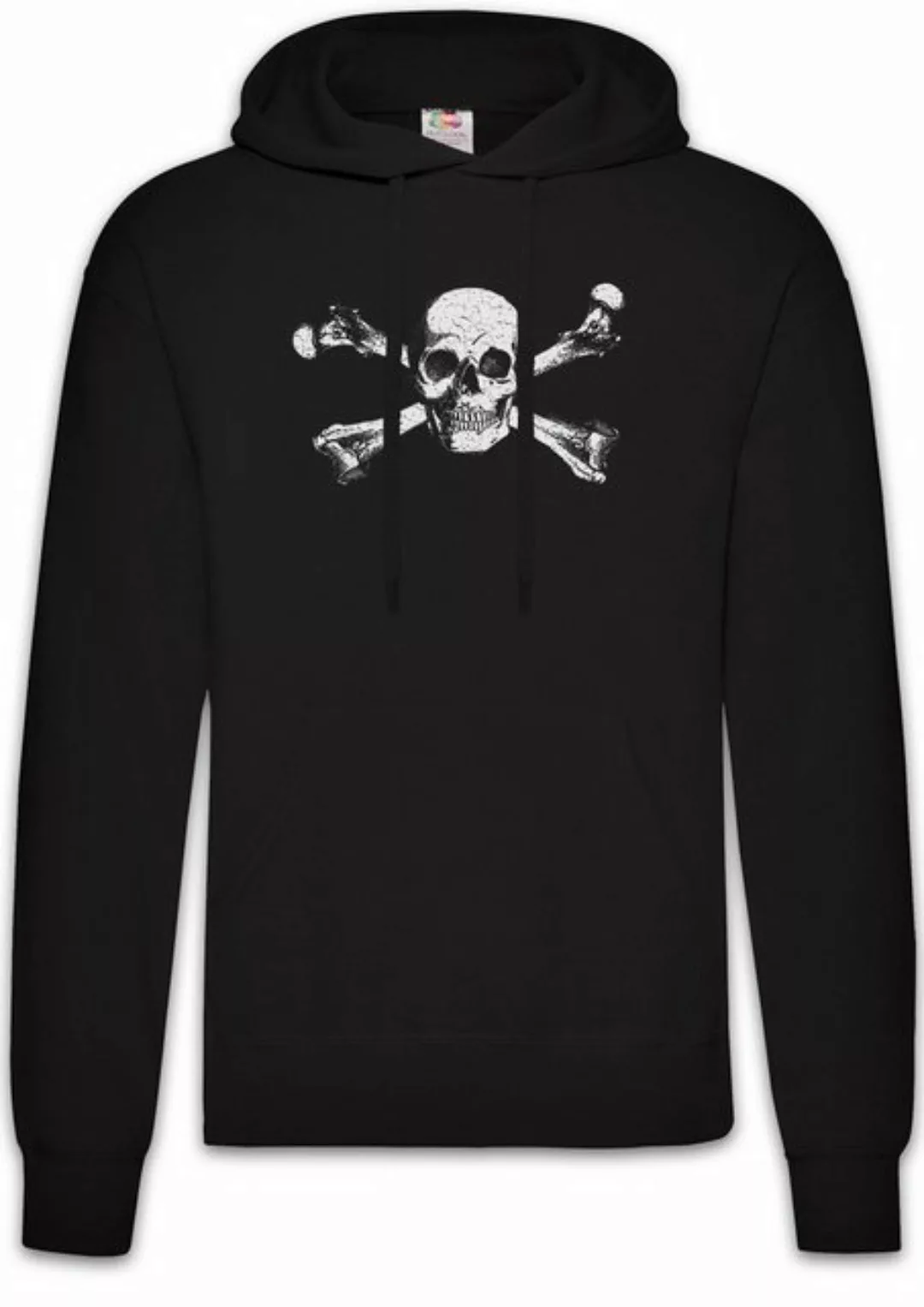 Urban Backwoods Hoodie Skull & Crossbones Herren Hoodie Skull Skulls Jolly günstig online kaufen