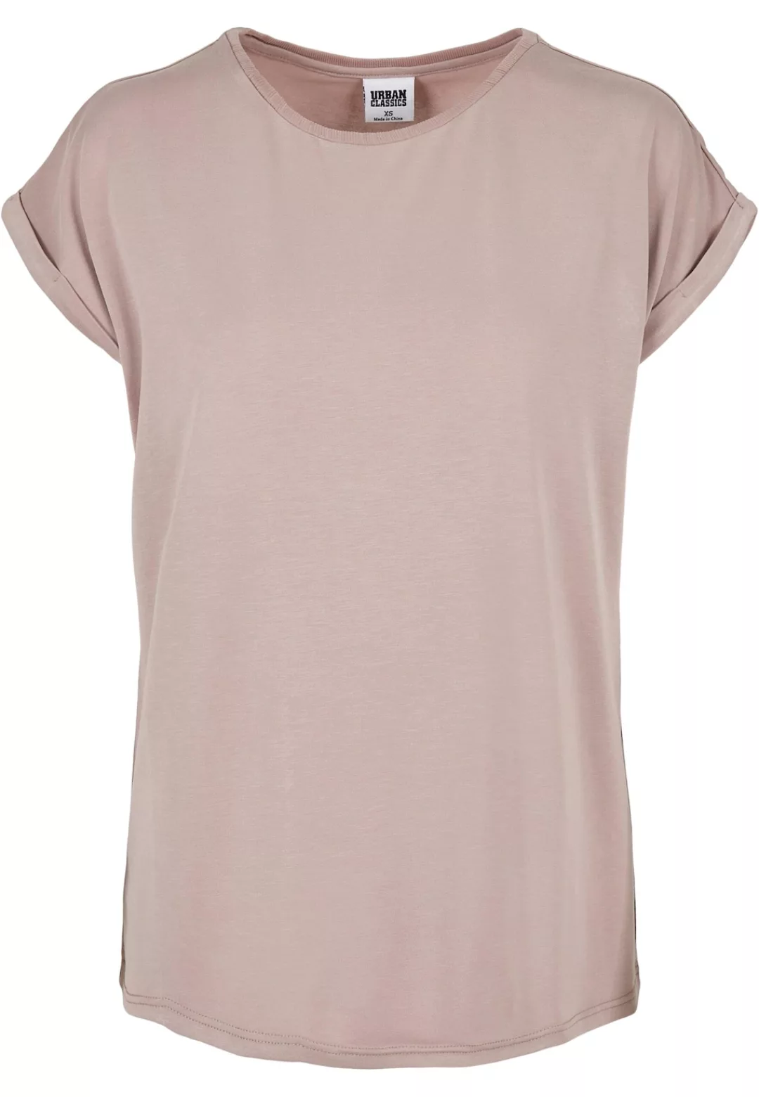 URBAN CLASSICS Kurzarmshirt "Urban Classics Damen Ladies Modal Extended Sho günstig online kaufen