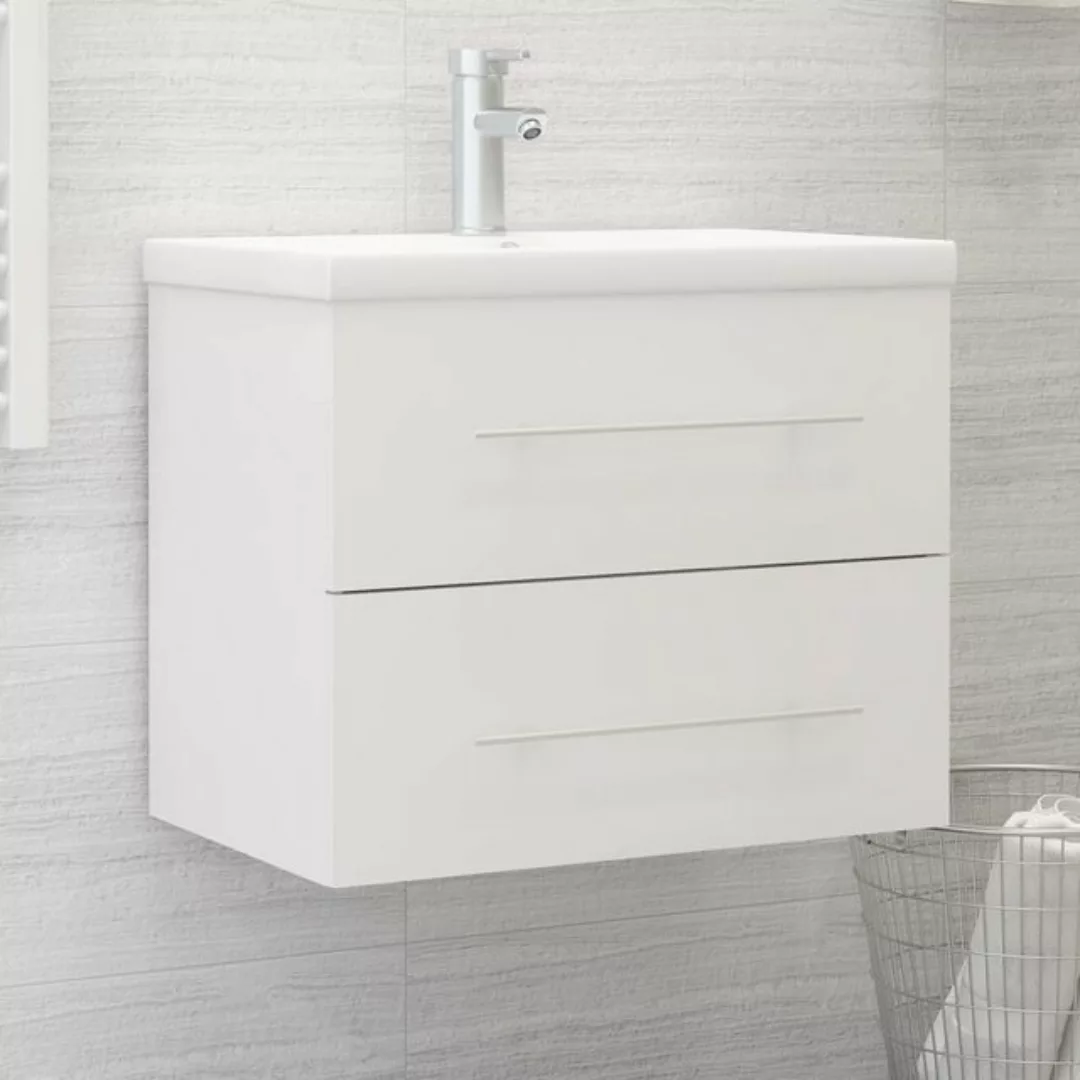 vidaXL Waschbeckenunterschrank Waschbeckenunterschrank Weiß 60x38,5x48 cm H günstig online kaufen