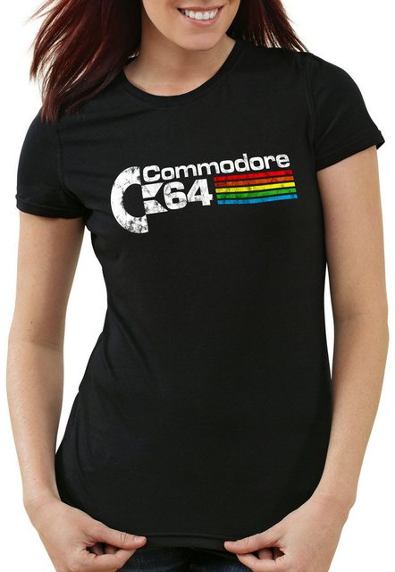 style3 T-Shirt C64 Retro basic heimcomputer logo commodore 64 günstig online kaufen