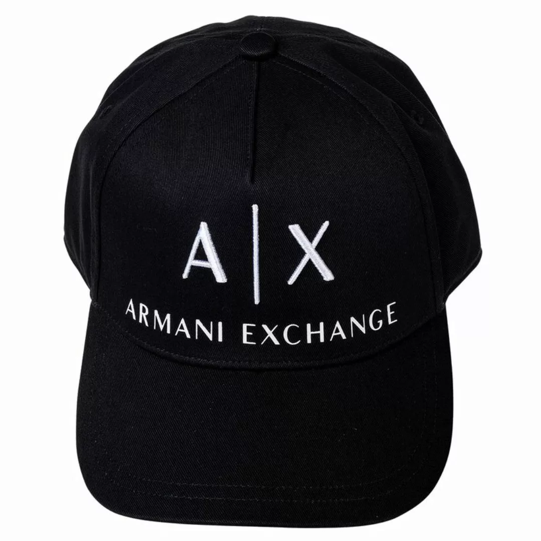 A|X ARMANI EXCHANGE Unisex Baseball Cap - Kappe, Logo, One Size Schwarz/Wei günstig online kaufen