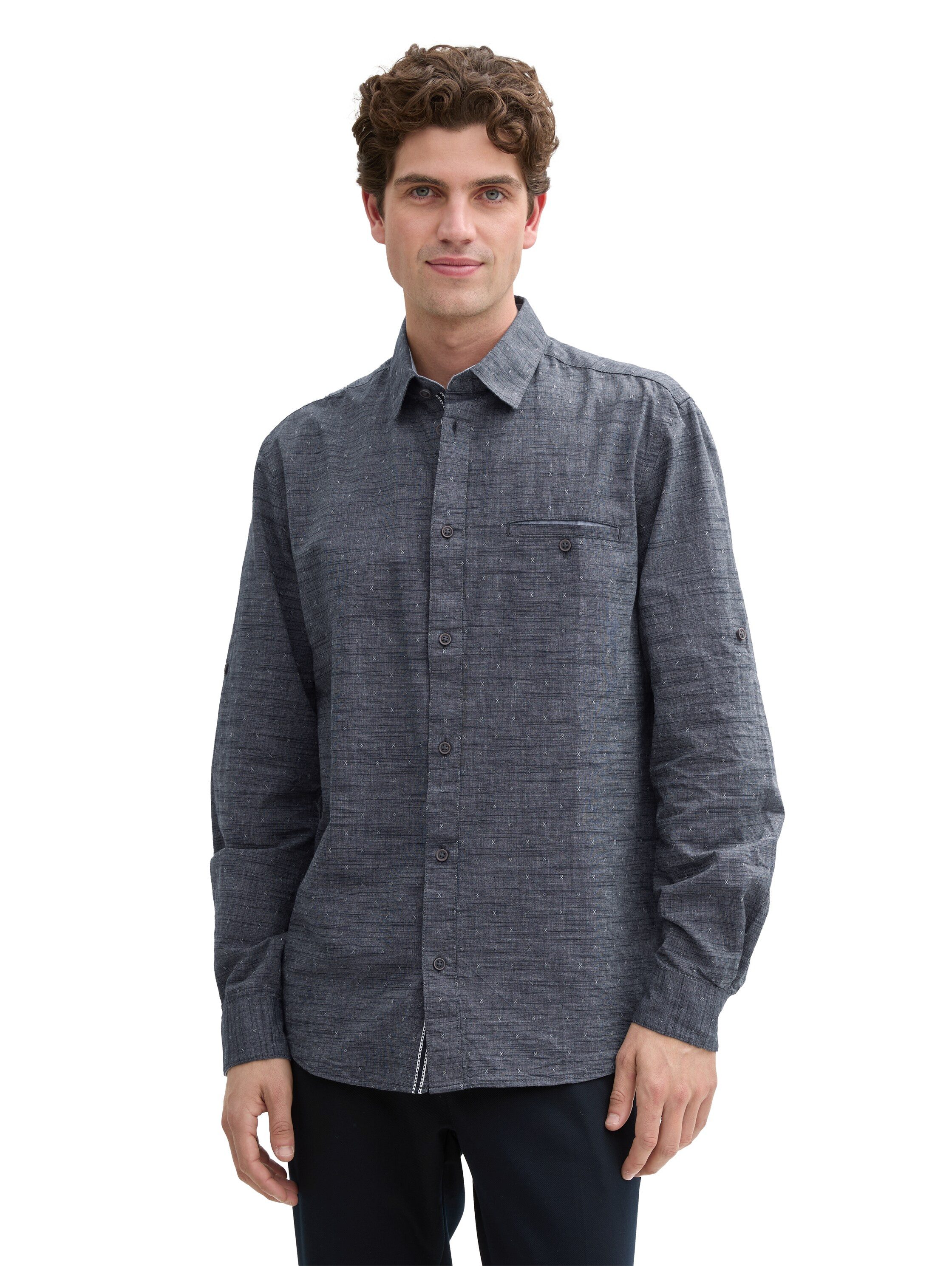 TOM TAILOR Sweatjacke mit Logo Stickerei günstig online kaufen