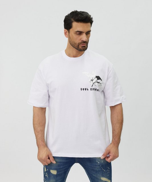 Denim House T-Shirt Lässiges Oversized T-Shirt mit besonderem Digitalprint günstig online kaufen