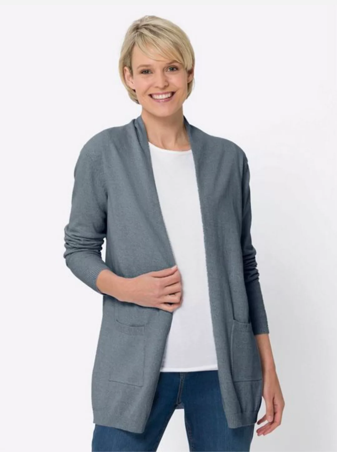 Sieh an! Strickjacke Longstrickjacke günstig online kaufen