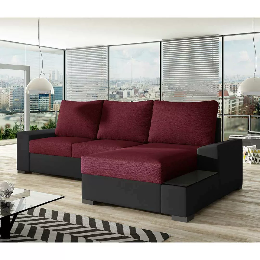 Sofaecke Ecksofa mit Schlaffunktion und Bettkaesten günstig online kaufen