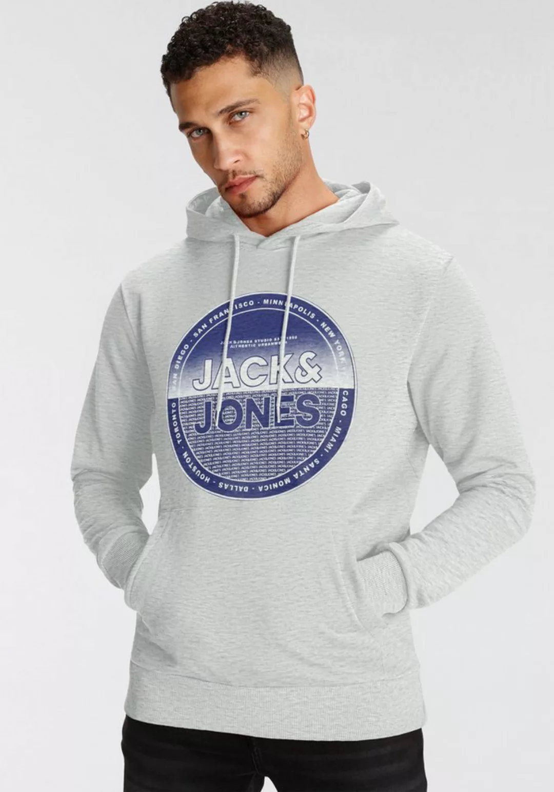 Jack & Jones Kapuzensweatshirt JJLOYD SWEAT HOOD günstig online kaufen