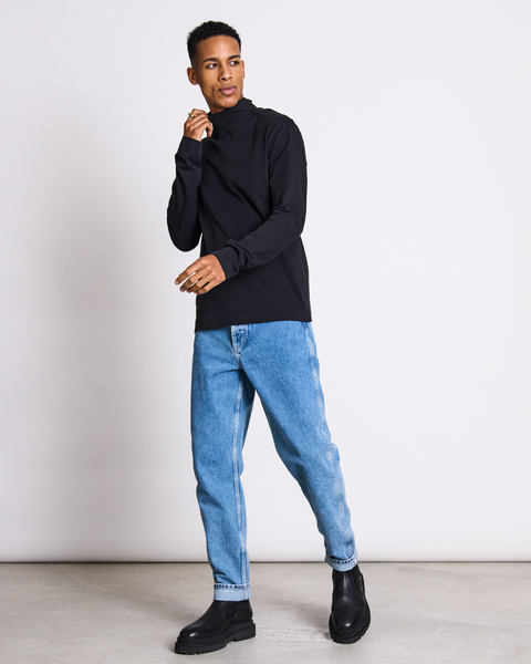 Rollkragen Pullover Mio For Men Schwarz günstig online kaufen