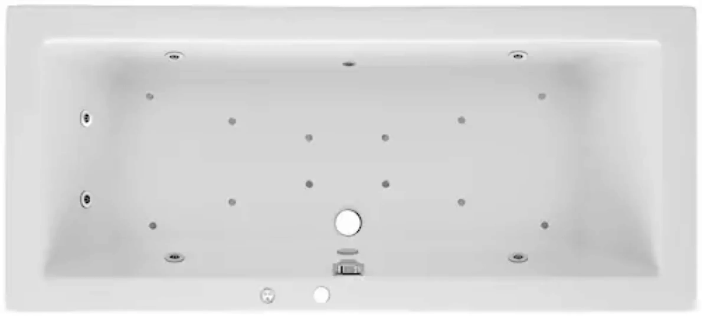 OTTOFOND Whirlpool-Badewanne »Cubic«, (Komplett-Set, 1 tlg.) günstig online kaufen