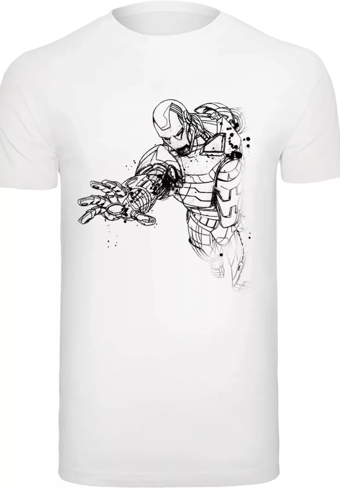 F4NT4STIC T-Shirt "Marvel Avengers Iron Man Mono Line", Print günstig online kaufen