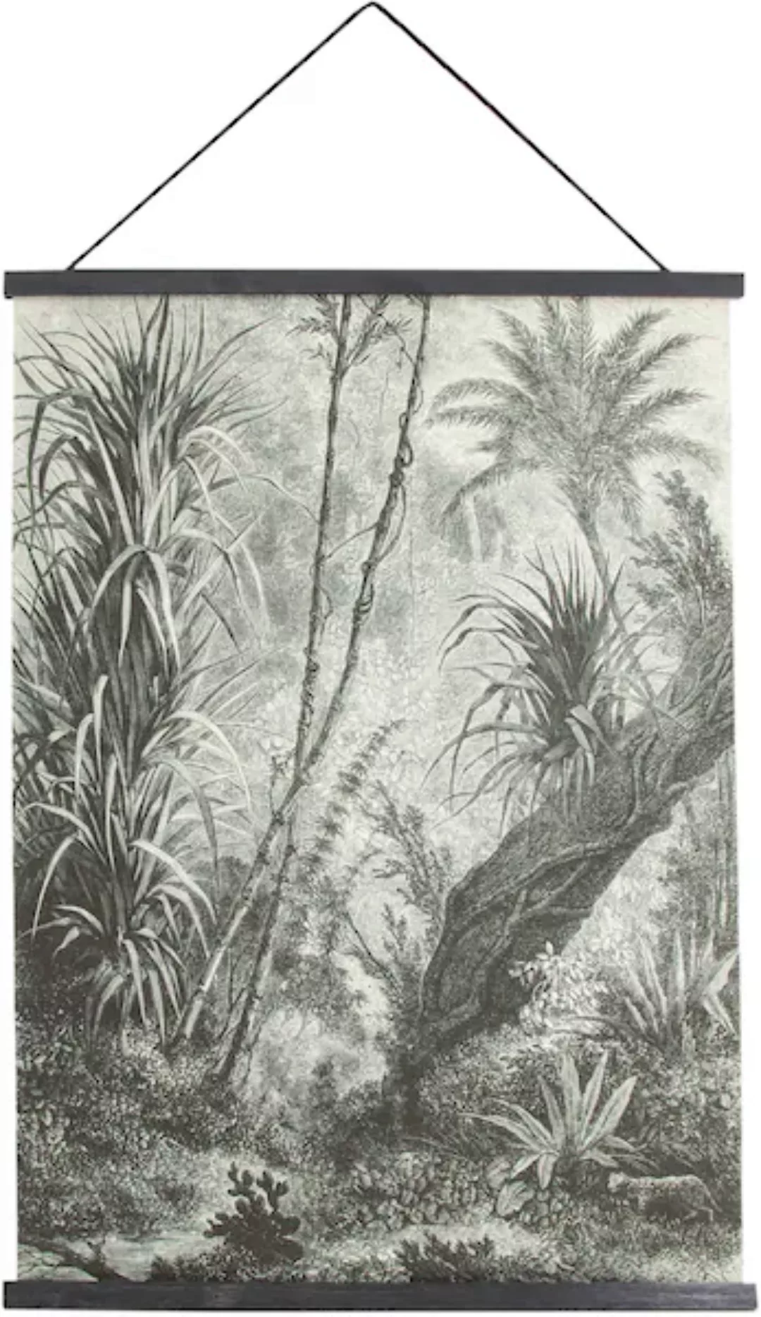 Art for the home Kunstdruck "Dschungel", (1 St.), Textilposter 80x60cm günstig online kaufen