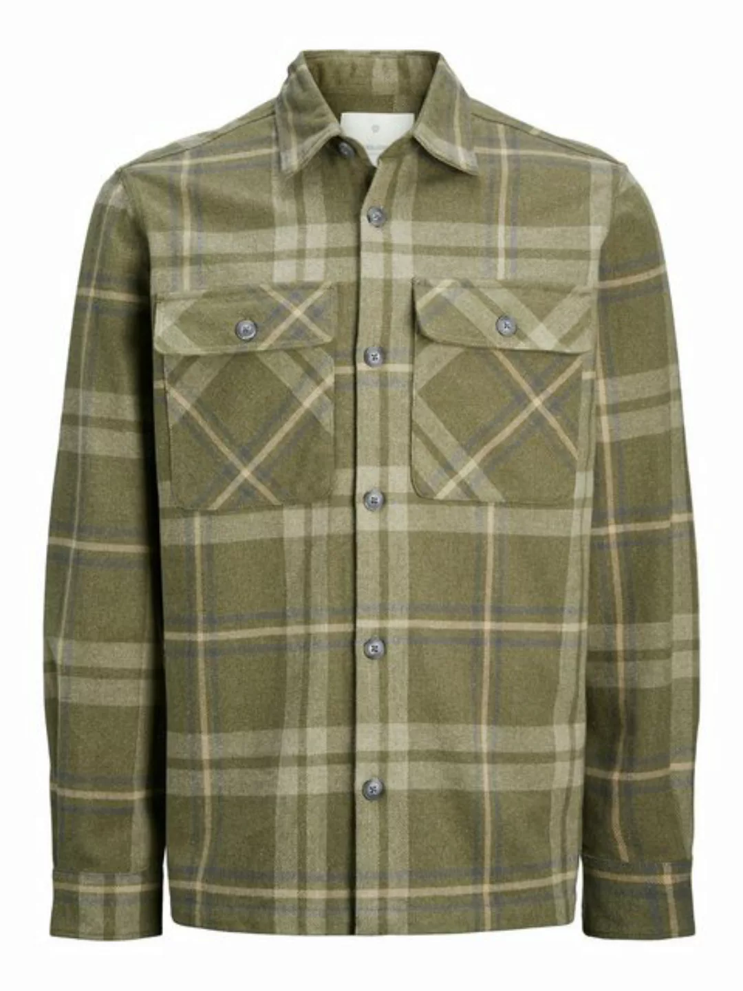 Jack & Jones Langarmhemd "JPRRAYMOND MELANGE CHECK LS OVERSHIRT SN" günstig online kaufen