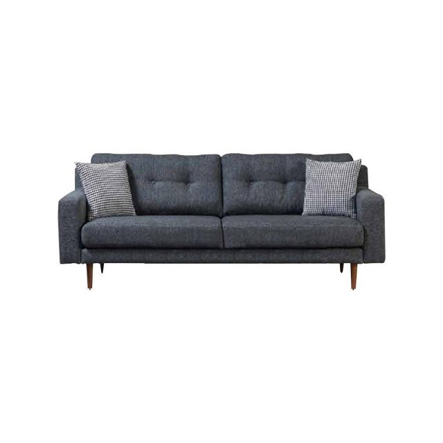 Xlmoebel Sofa Hochwertige 2-Sitzer-Sofagarnitur in Grau für das Wohnzimmer, günstig online kaufen