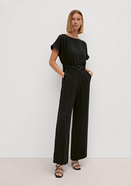 Comma Overall Jumpsuit mit Raffdetails Biesen günstig online kaufen