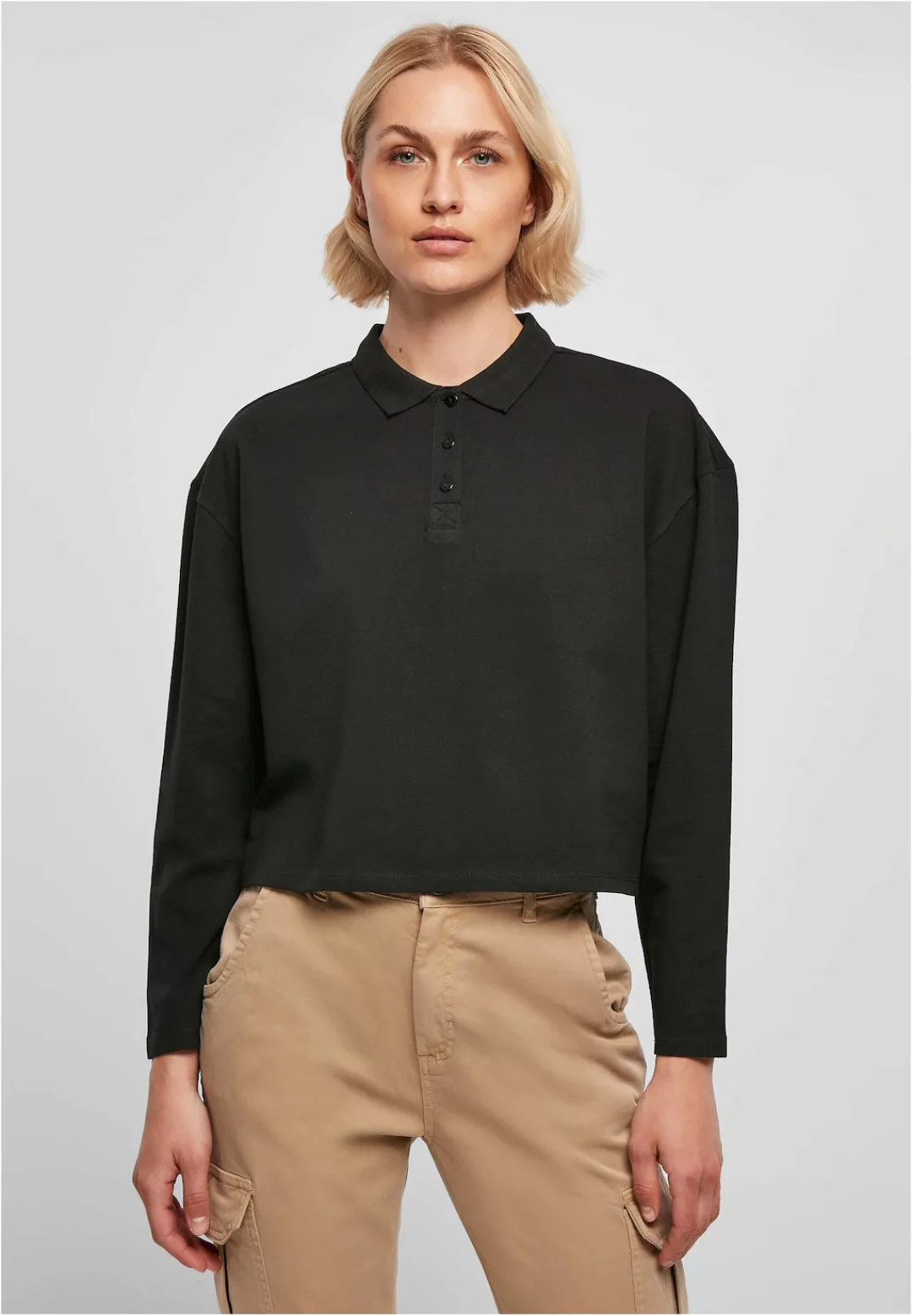 URBAN CLASSICS Langarmshirt Urban Classics Damen Ladies Organic Oversized W günstig online kaufen