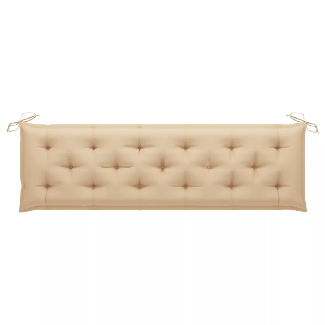 Gartenbank-auflage Beige 180x50x7 Cm Stoff günstig online kaufen