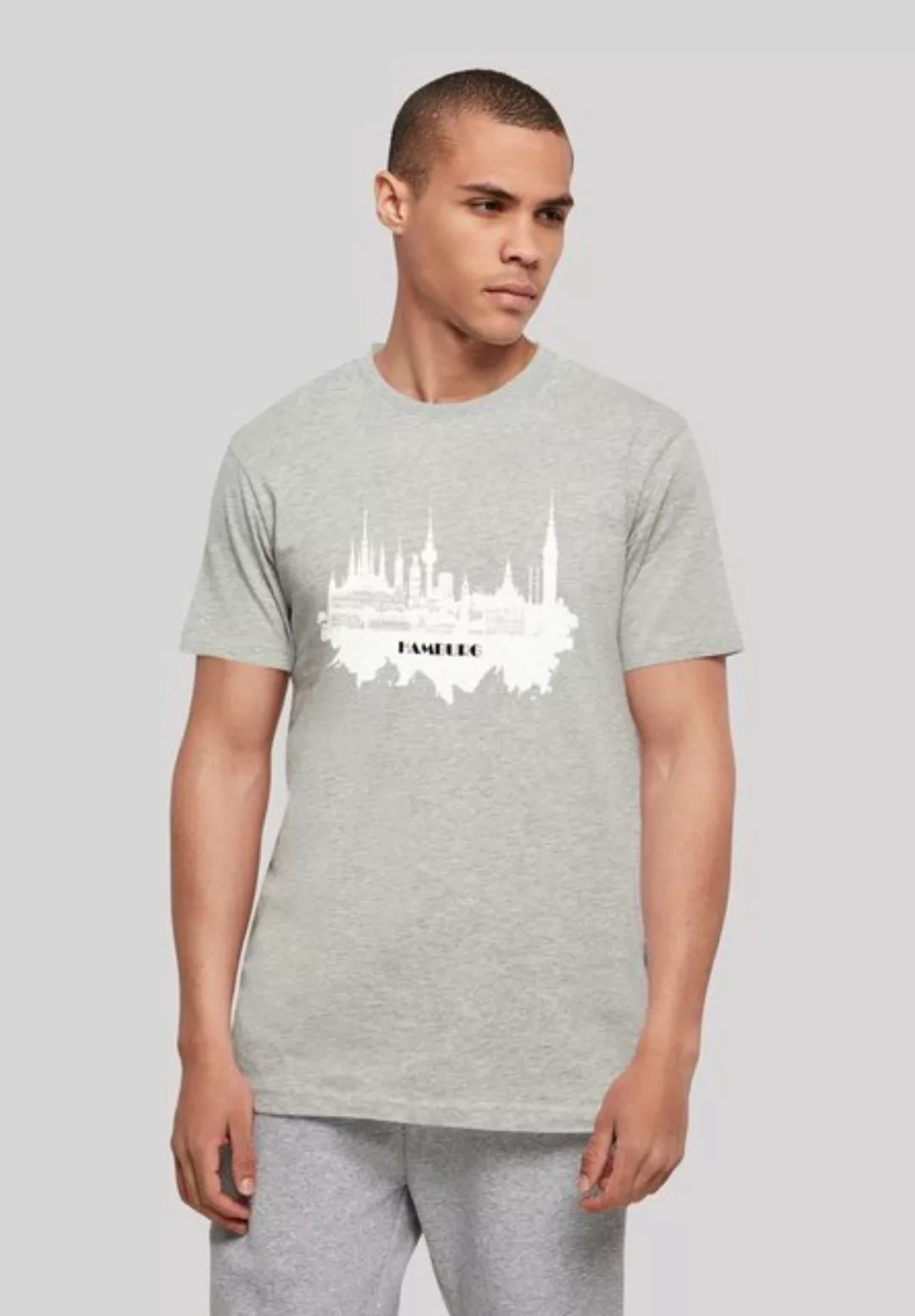 F4NT4STIC T-Shirt "Cities Collection - Hamburg skyline", Print günstig online kaufen