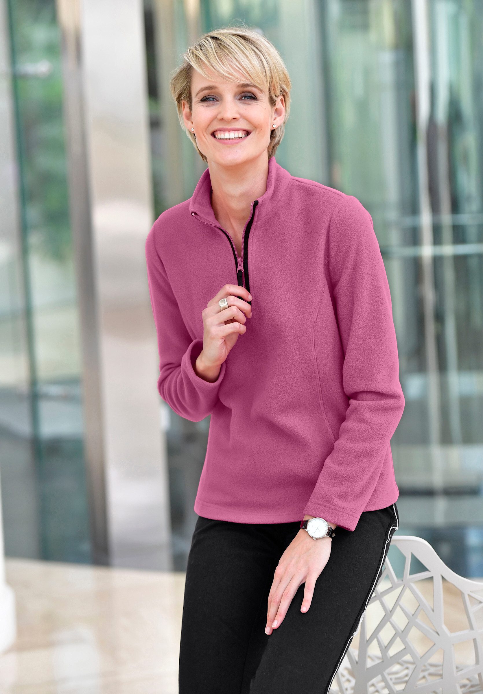 Classic Basics Fleeceshirt "Fleece-Shirt", (1 tlg.) günstig online kaufen