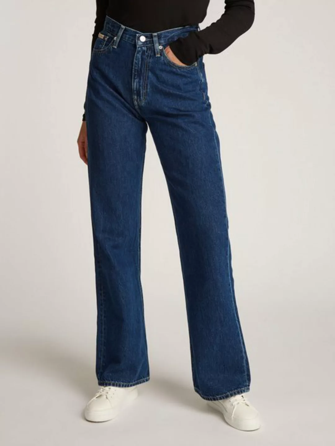 Calvin Klein Jeans Bootcut-Jeans AUTHENTIC BOOTCUT mit stoned wash Optik, m günstig online kaufen