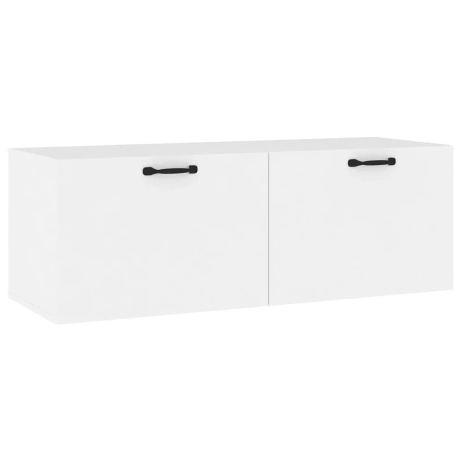 vidaXL Hängeschrank Hängeschrank Wandschrank Weiß 100x36,5x35 cm Spanplatte günstig online kaufen