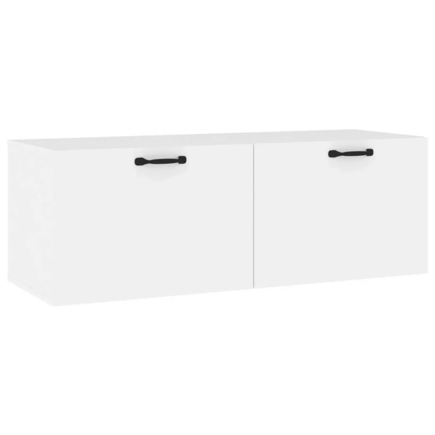 vidaXL Hängeschrank Hängeschrank Wandschrank Weiß 100x36,5x35 cm Spanplatte günstig online kaufen