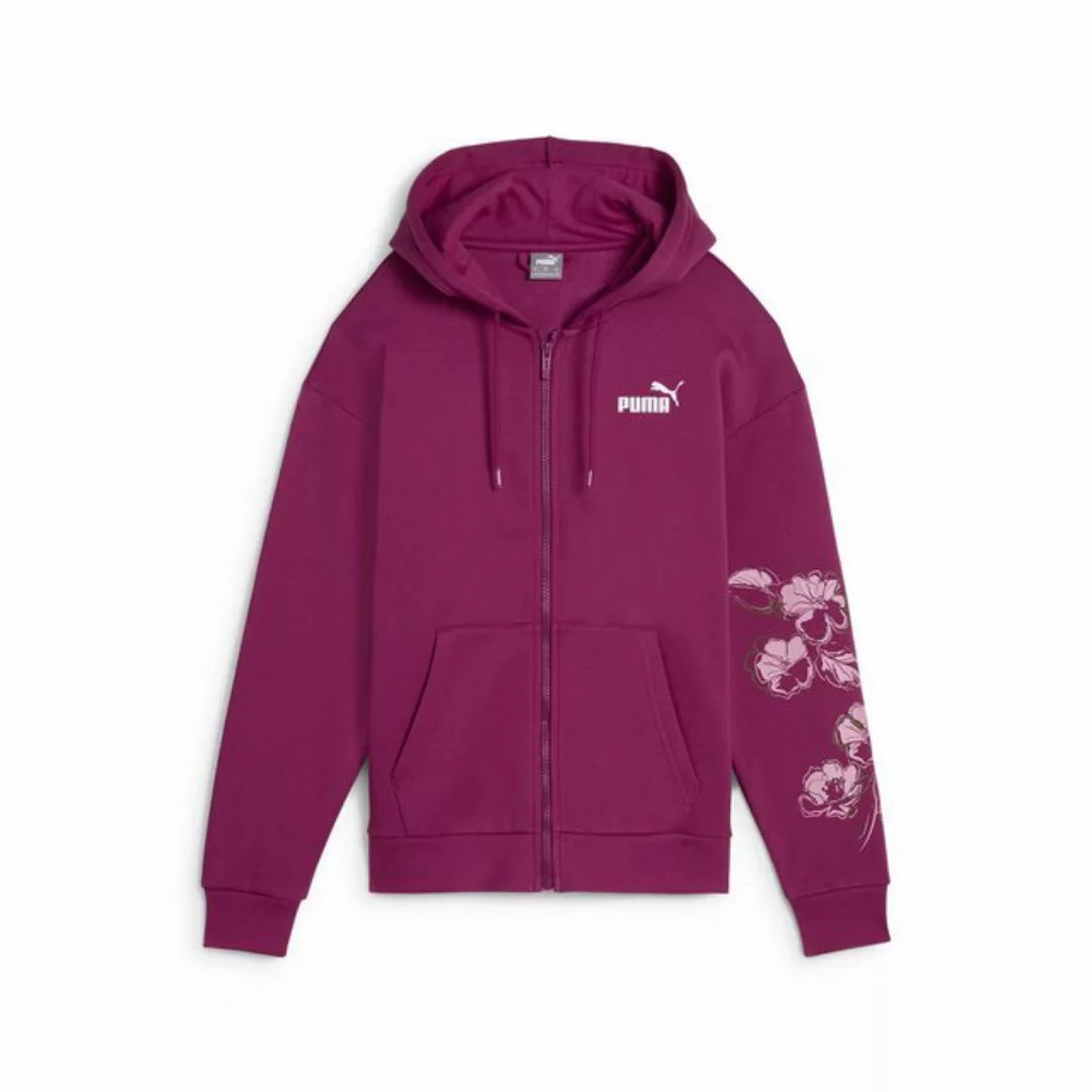 PUMA Sweatjacke ESS+ FLORAL VIBES Hoodie mit durchgehendem Reißverschluss D günstig online kaufen