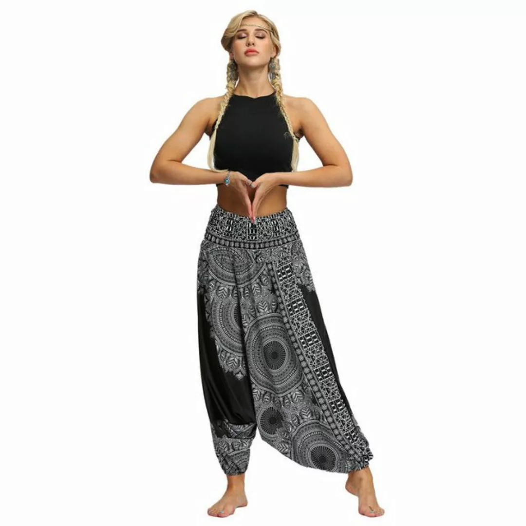 AUKUU Loungepants Yogahose für Damen, lockere, bequeme Sport- und Freizeith günstig online kaufen