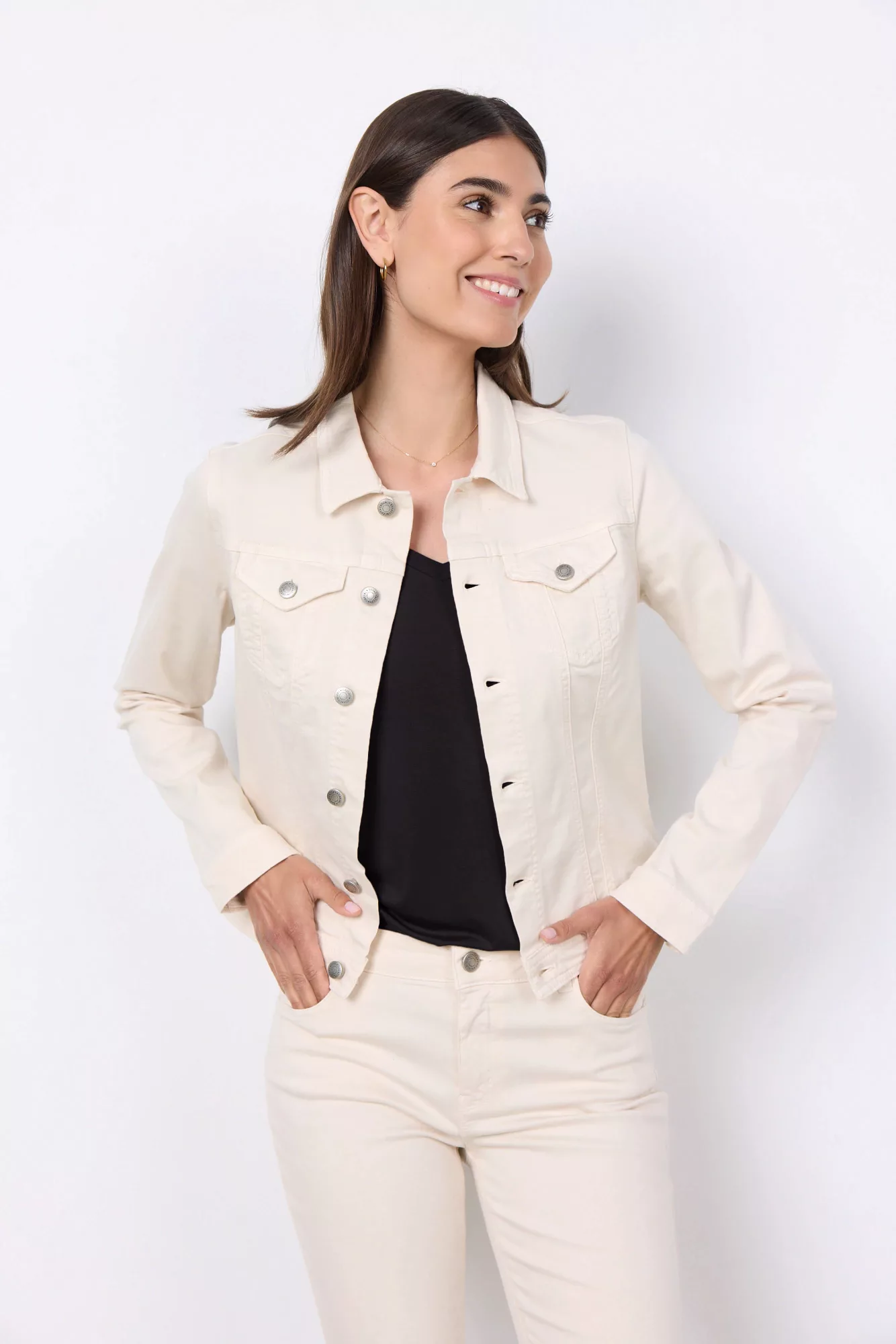 soyaconcept Jeansblazer "SC-ERNA 2", Jeansjacke in taillierter Form und sch günstig online kaufen