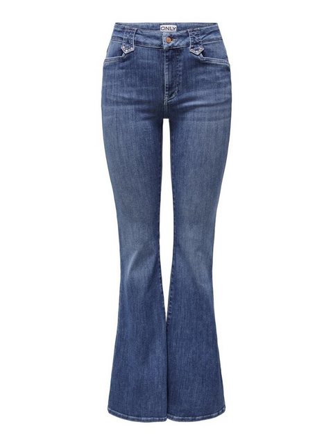 ONLY Bootcut-Jeans ONLCHERYL MW RETRO FLARED CUTLINE DNM FG günstig online kaufen