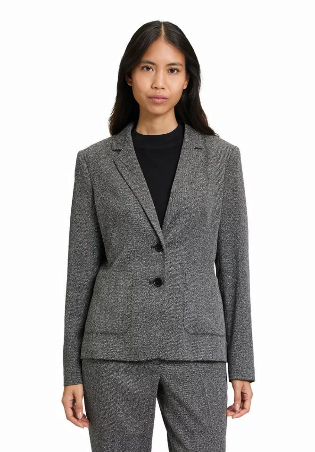 Betty Barclay Kurzblazer "Betty Barclay Blazer-Jacke langarm", Material günstig online kaufen