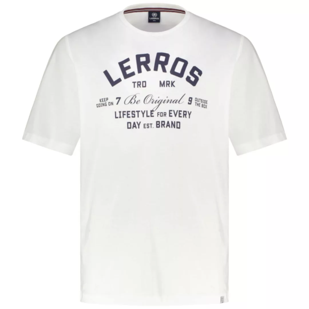 LERROS T-Shirt "LERROS T-Shirt mit Print in Übergrößen" günstig online kaufen