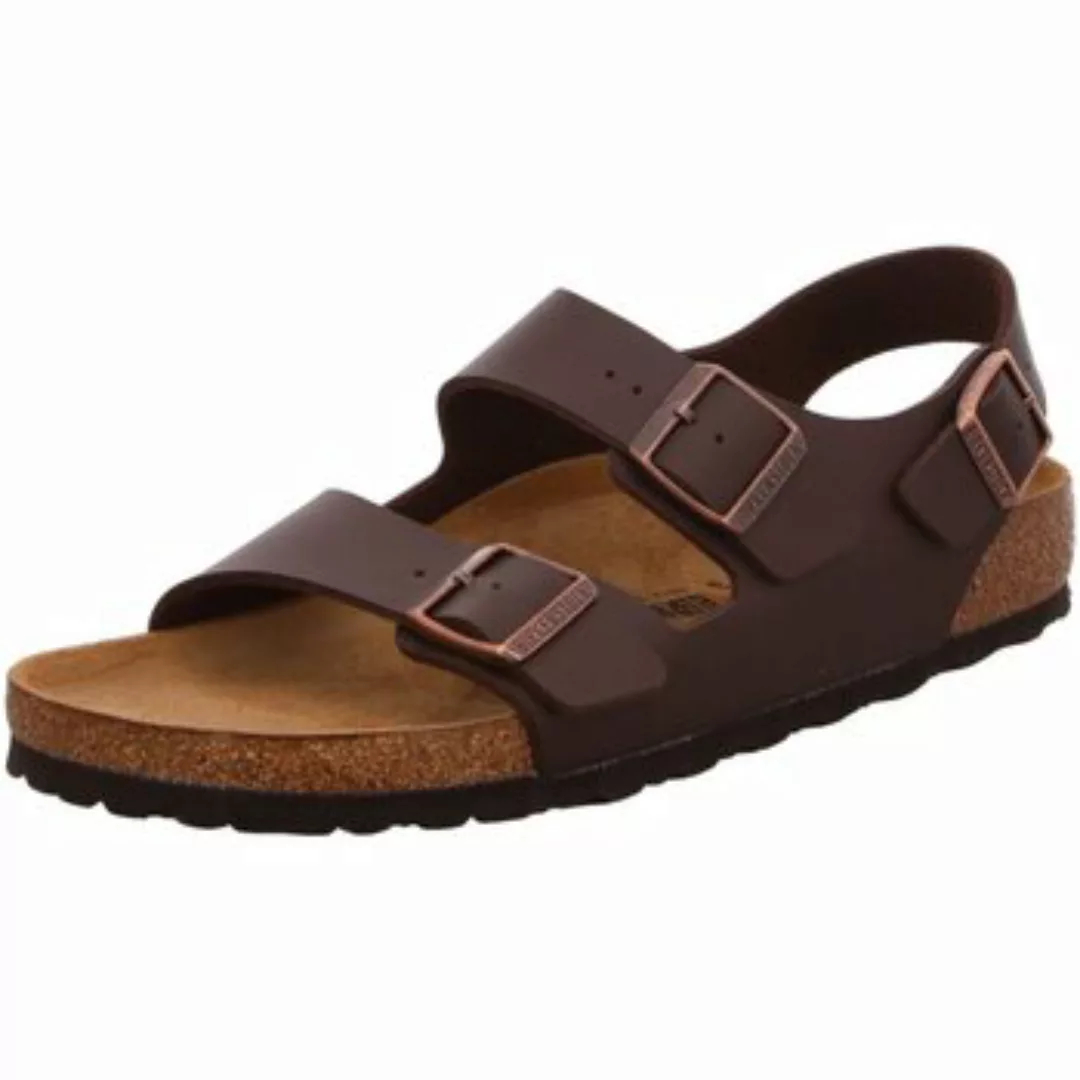 Birkenstock  Sandalen Sandaletten Milano BF Dark Brown 034703 günstig online kaufen