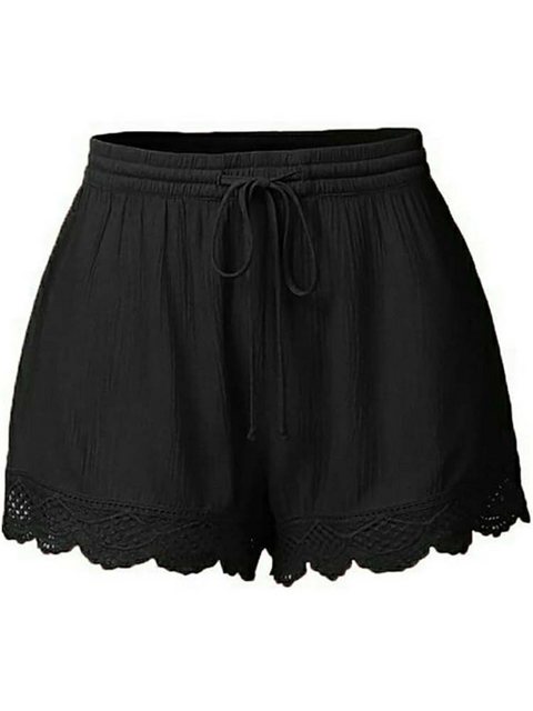 KIKI Strandshorts Shorts Damen Sommer Lässige High Waist Shorts Strand Stof günstig online kaufen