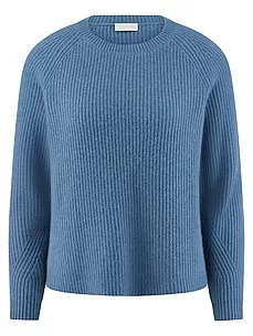 Rundhals-Pullover include blau günstig online kaufen