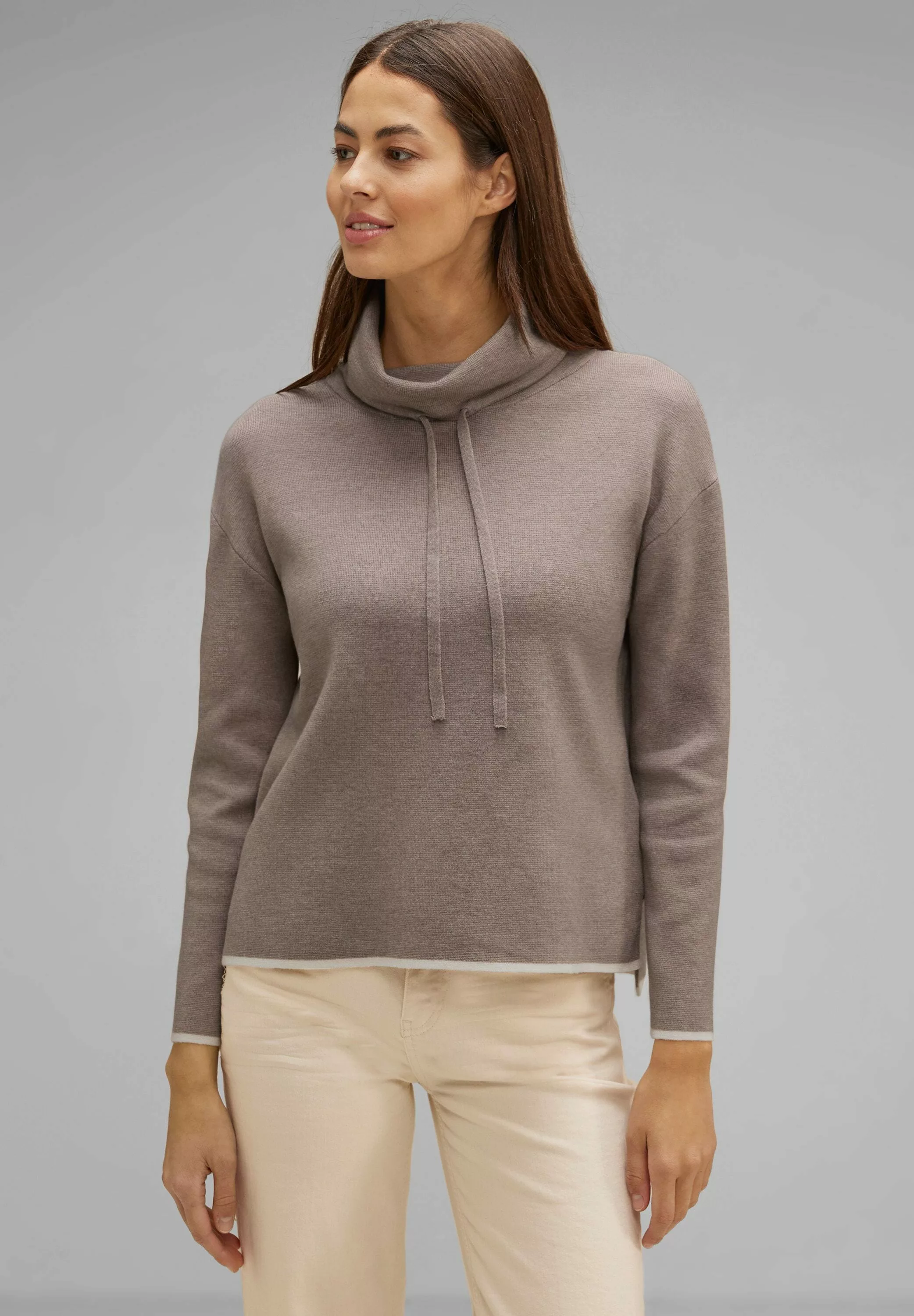 STREET ONE Stehkragenpullover mit Stehkragen günstig online kaufen