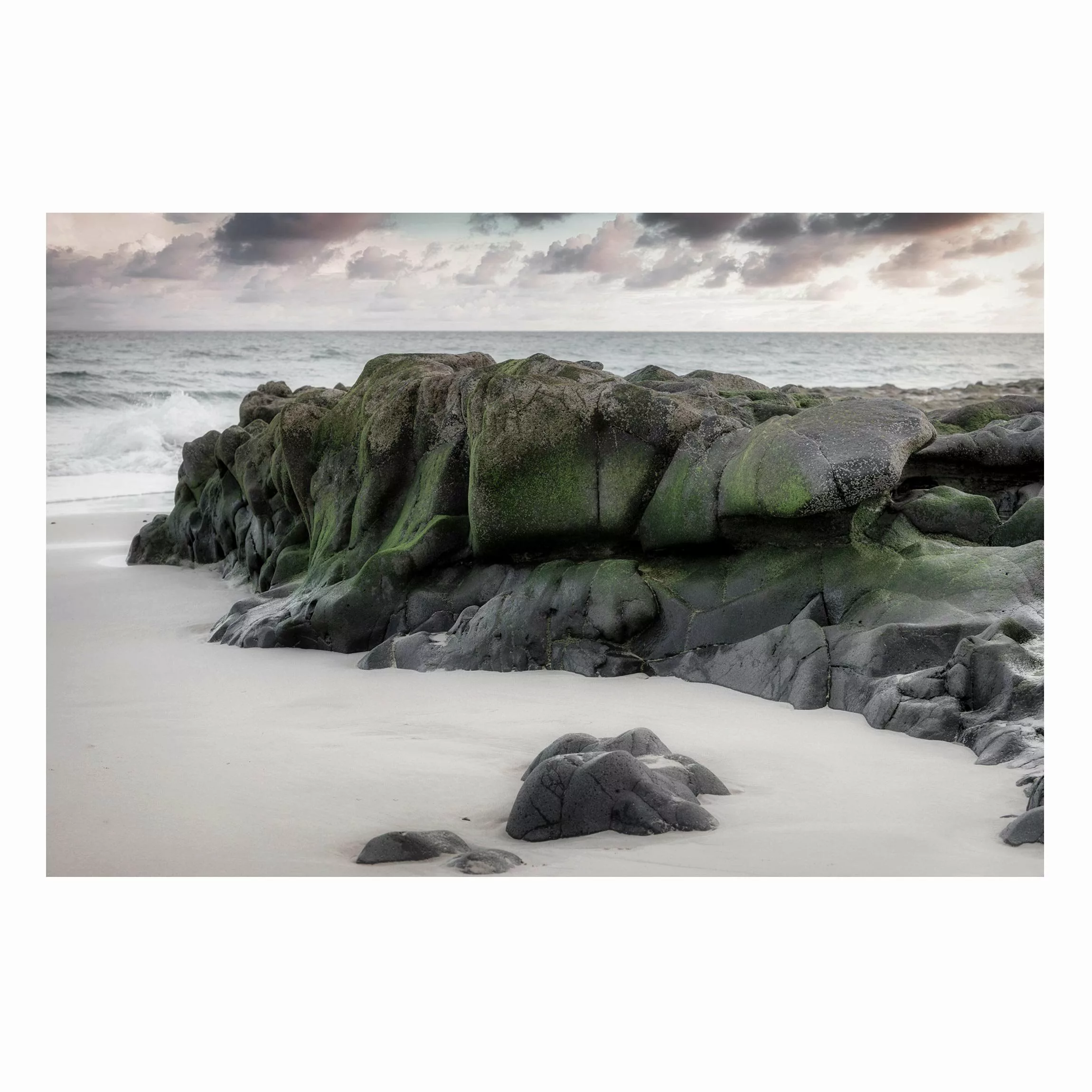 Magnettafel Strand - Querformat 3:2 Felsen am Strand günstig online kaufen