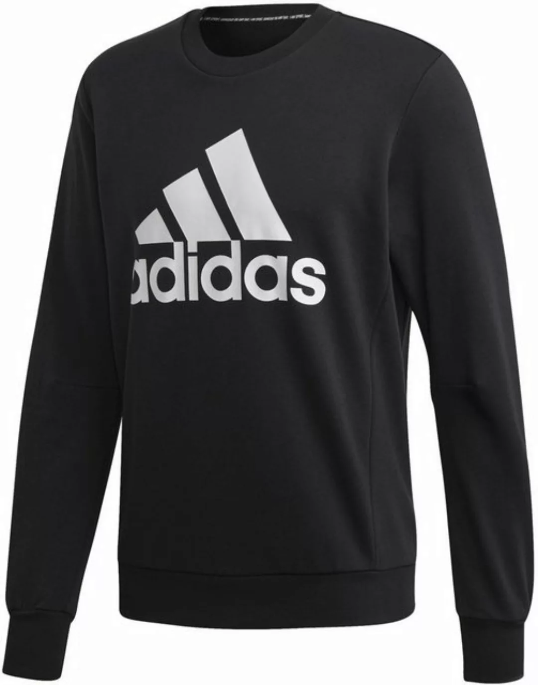 adidas Sportswear Sweatshirt MH BOS CREW FT BLACK/WHITE günstig online kaufen