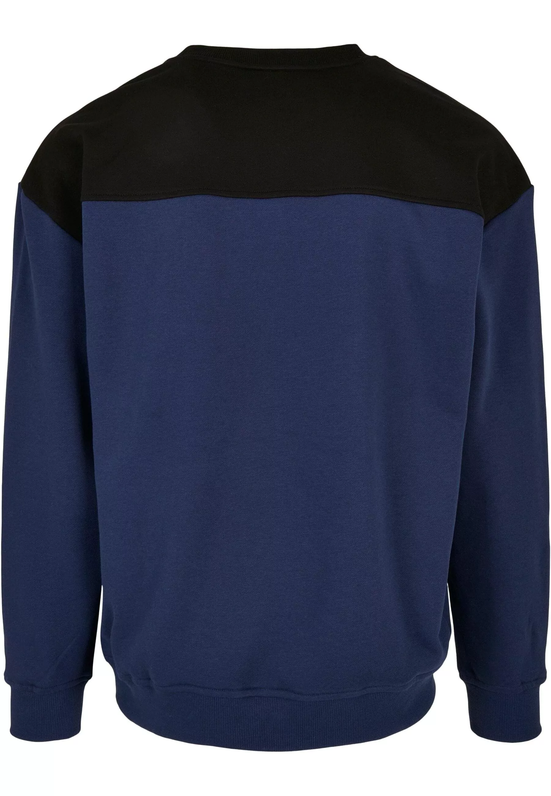 URBAN CLASSICS Rundhalspullover "Urban Classics Herren Upper Block Crewneck günstig online kaufen