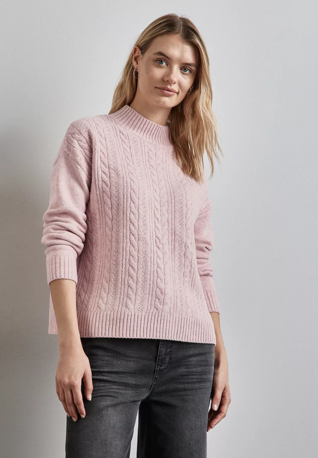 STREET ONE Rollkragenpullover, im soften Baumwoll-Mix günstig online kaufen