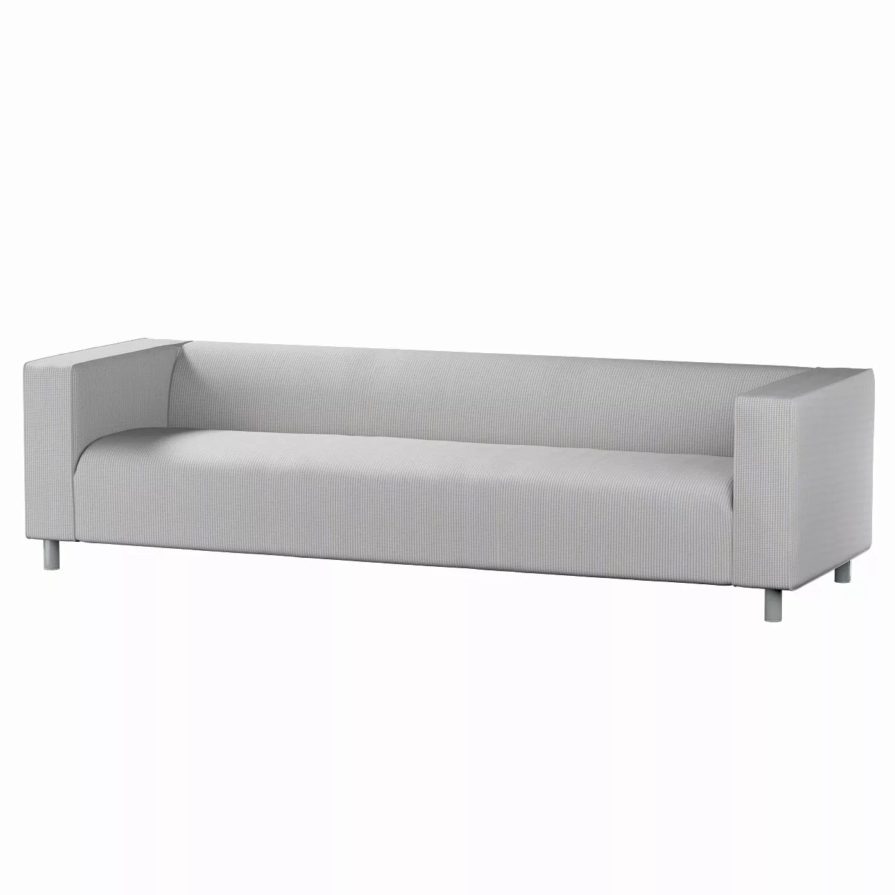 Bezug für Klippan 4-Sitzer Sofa, beige-blau, Bezug für Klippan 4-Sitzer, Li günstig online kaufen