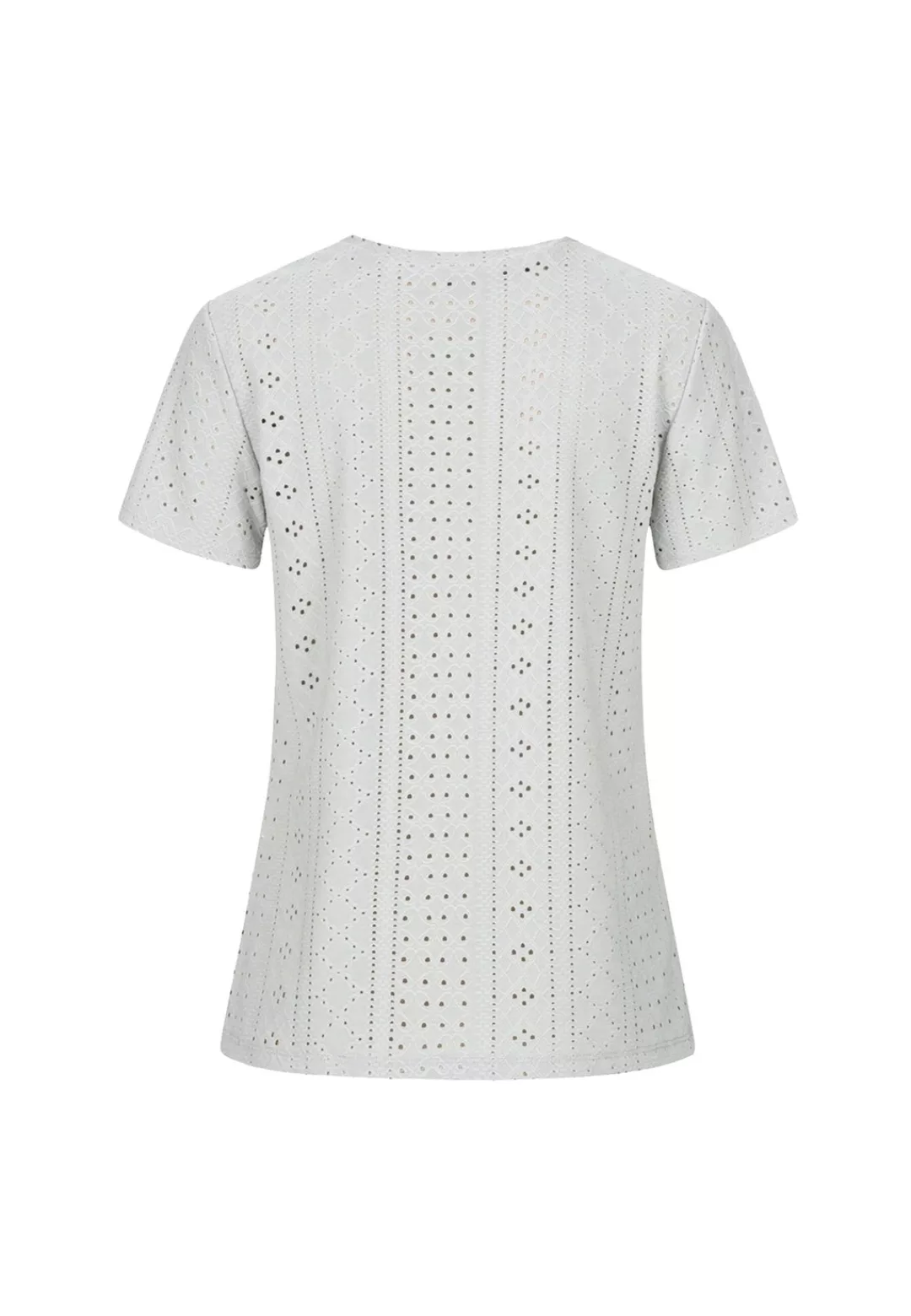 CLOUD 5IVE T-Shirt "CLOUD 5IVE T-Shirt mit Lochmuster und Rundhals", (1 tlg günstig online kaufen