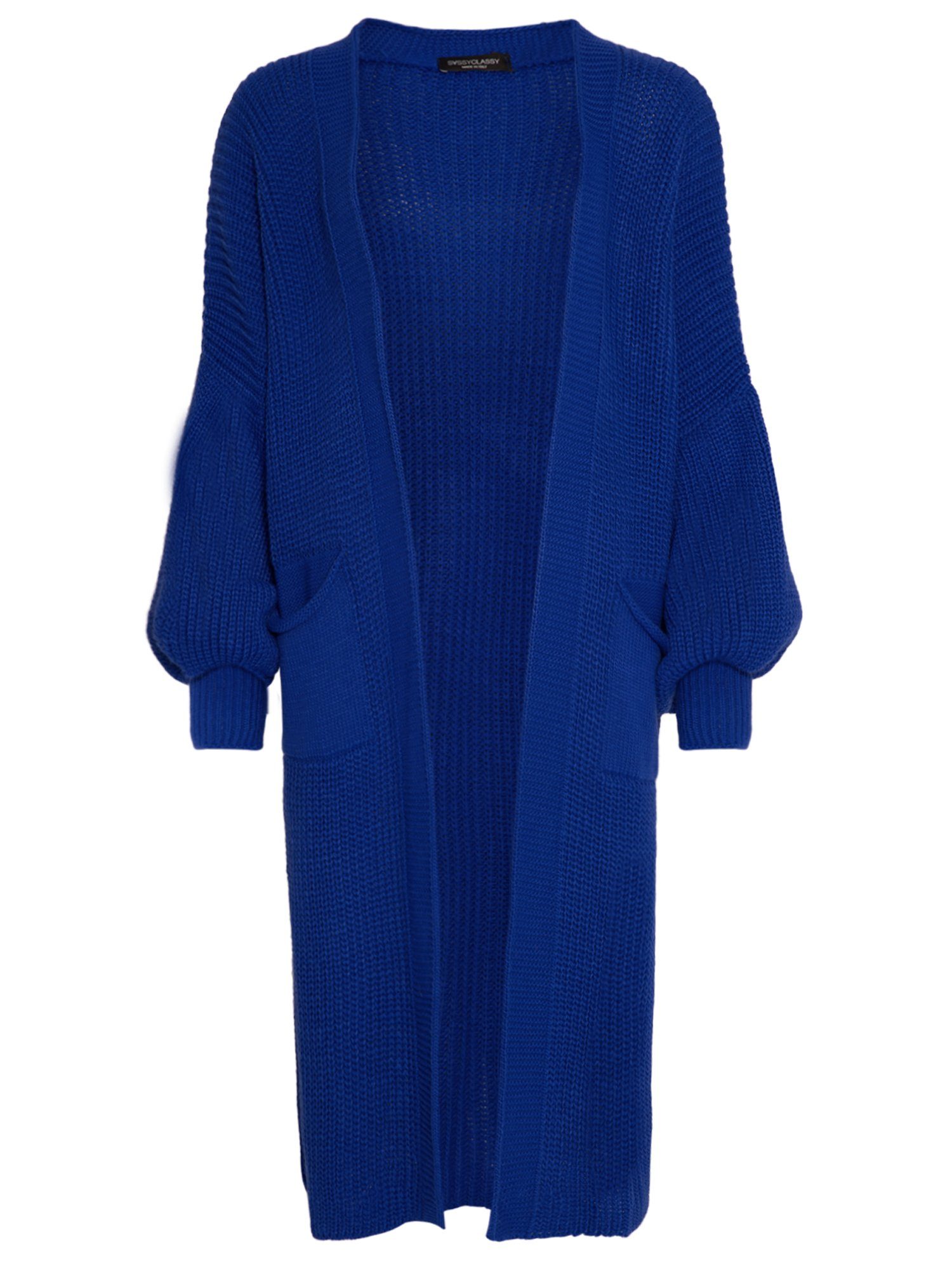 SASSYCLASSY Longstrickjacke Oversize Strickjacke Damen lang günstig online kaufen