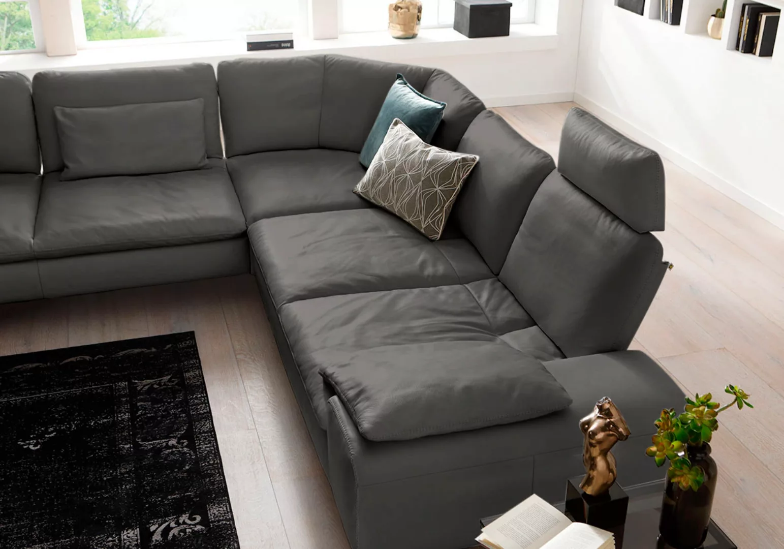 W.SCHILLIG Ecksofa "valentinoo", (Set), mit Sitztiefenverstellung, Breite 3 günstig online kaufen