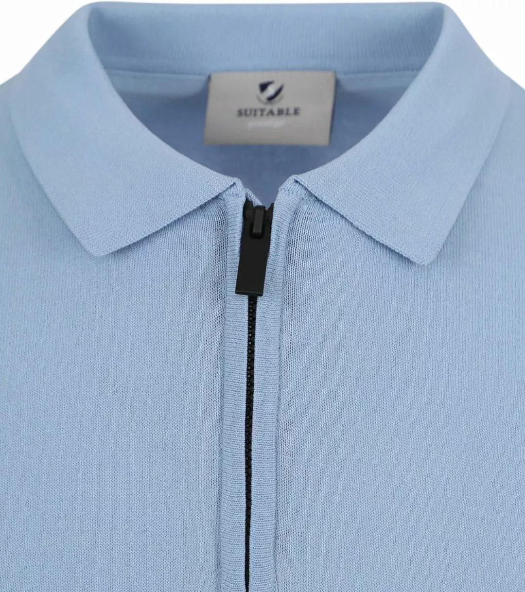 Suitable Cool Dry Knit Poloshirt Hellblau - Größe XXL günstig online kaufen