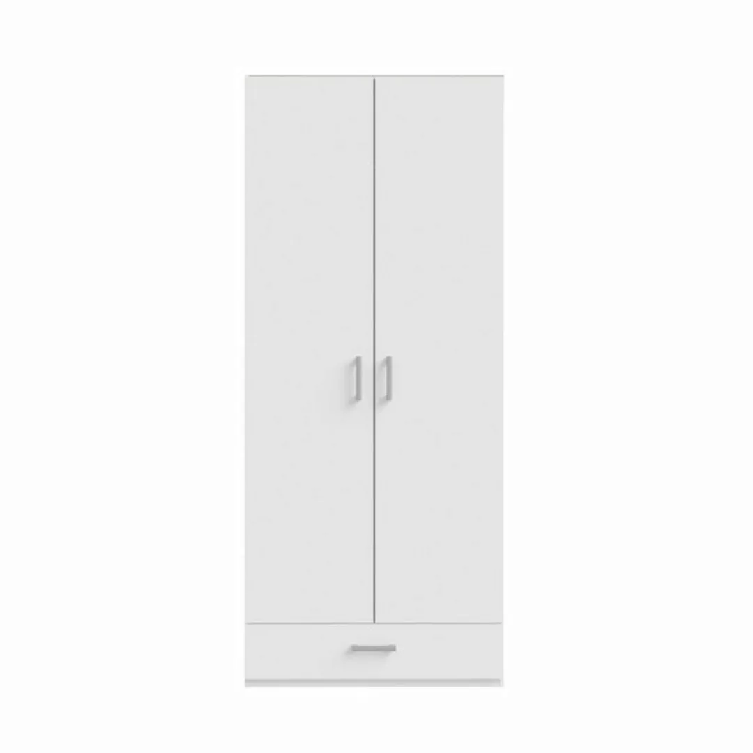 freiraum Drehtürenschrank ECONOBOX 2 in Weiss - 88,9x210,5x54,2cm (BxHxT) günstig online kaufen