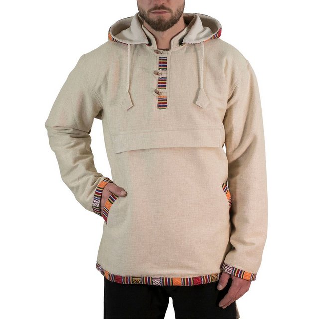 KUNST UND MAGIE Sweatponcho Baja Hoodie Kapuzenpullover mit Fleecefutter un günstig online kaufen