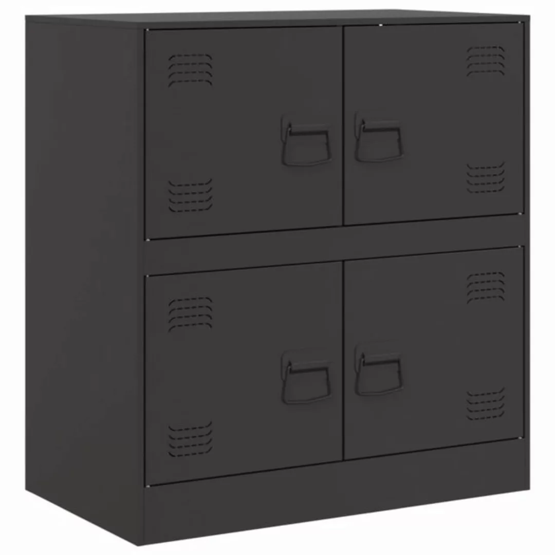 vidaXL Mehrzweckschrank Sideboard Schwarz 67x39x73 cm Stahl günstig online kaufen