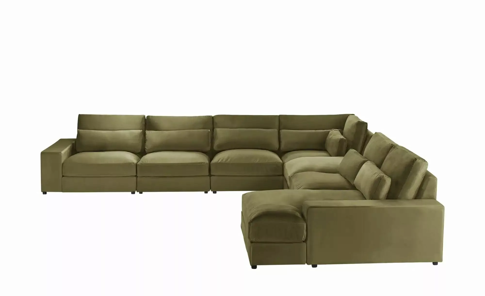 Ecksofa  Branna ¦ grün ¦ Maße (cm): B: 412 H: 88 T: 296 Polstermöbel > Sofa günstig online kaufen