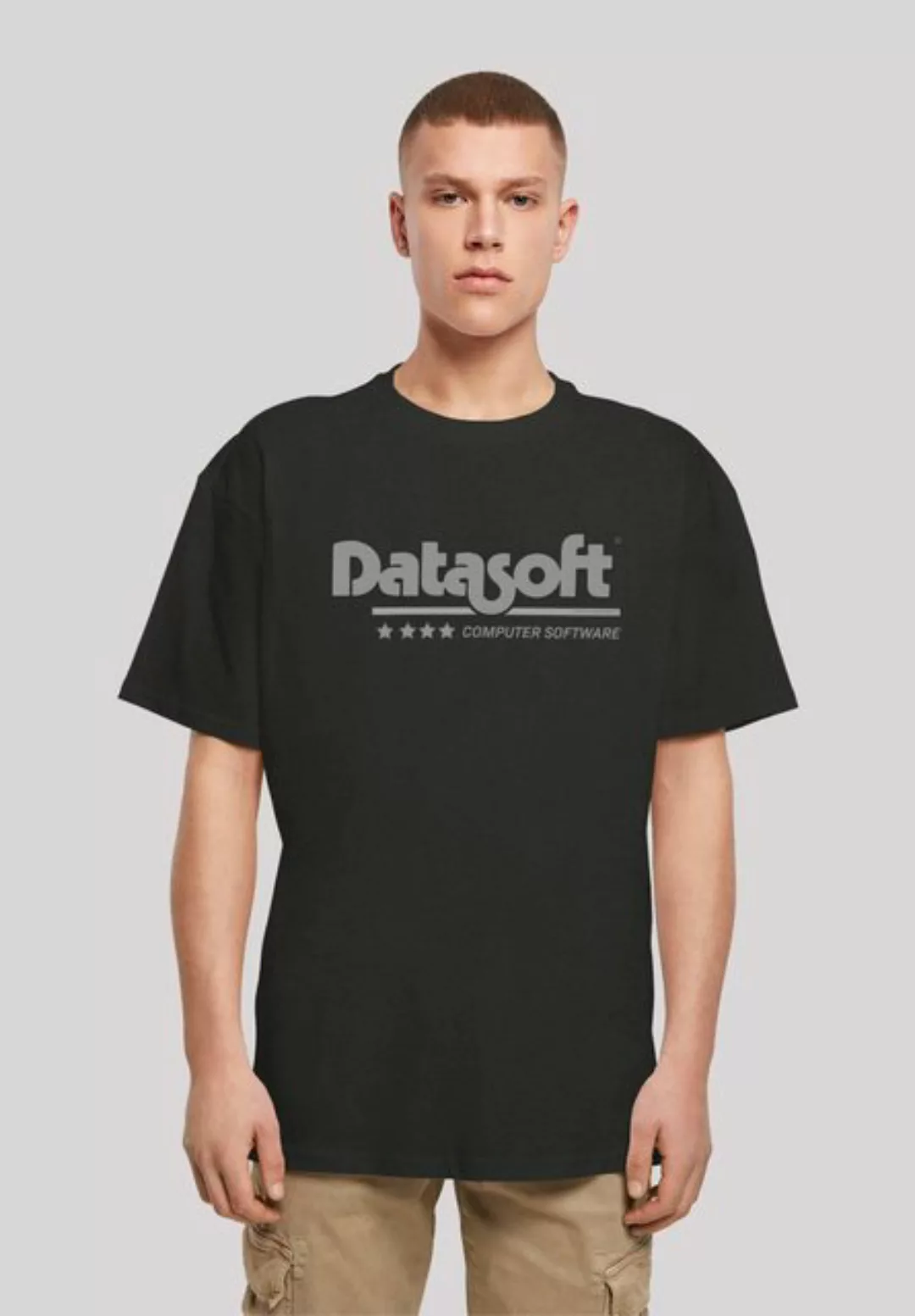 F4NT4STIC T-Shirt "DATASOFT Logo black Retro Gaming SEVENSQUARED", Print günstig online kaufen